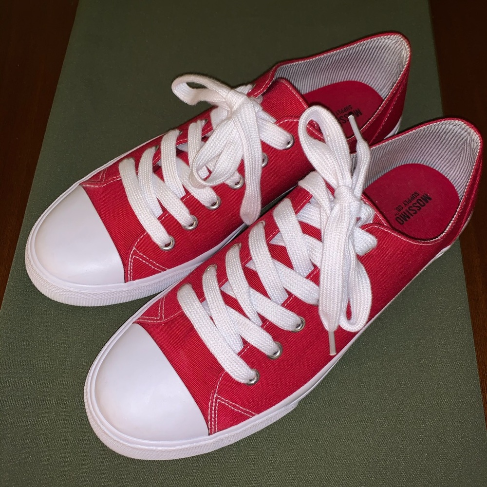 Mossimo Supply Co Red Canvas Sneaker